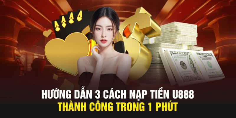 Hướng Dẫn 3 Cách Nạp tiền U888 Thành Công Trong 1 Phút